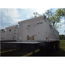 1999 DORSEY ADT3-24/288 END DUMP TRAILER, VIN/SN:1DTD18035X5680449 - TRI-AXLE, ALUMINUM, 24' LENGTH,