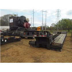 1999 TRAILKING DETACHABLE LOWBOY, VIN/SN:XB027079 - TRI-AXLE, 24' WELL, 102" WIDTH, HONDA PONY MOTOR