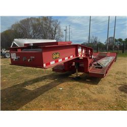 2012 WITZCO RG-50 CHALLENGER DETACHABLE LOWBOY TRAILER, VIN/SN:1W8A11E3XCS000114 - TRI-AXLE, 22' 6" 