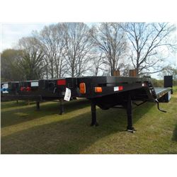 HOMEMADE LOWBOY TRAILER, VIN/SN:AL05HM0040023935 - T/A, 44' LENGTH, 102" WIDTH, DOVETAIL RAMPS, 105"
