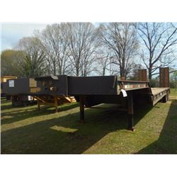 2002 PITTS LOWBOY TRAILER, VIN/SN:5JYLD50392P030592 - TRI-AXLE, 48' LENGTH, 120" WIDTH, DOVETAIL, HY