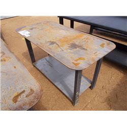 HEAVY DUTY 30X57 WELDING SHOP TABLE WITH SHELF