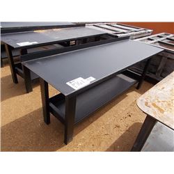 29.5" X 90" HEAVY DUTY WORK BENCH WITH SHELF