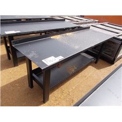 29.5" X 90" HEAVY DUTY WORK BENCH WITH SHELF