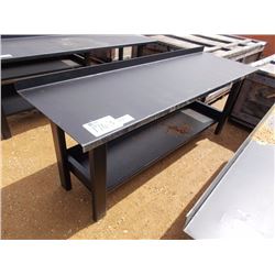 29.5" X 90" HEAVY DUTY WORK BENCH WITH SHELF