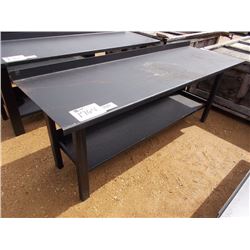 29.5" X 90" HEAVY DUTY WORK BENCH WITH SHELF