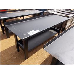 29.5" X 90" HEAVY DUTY WORK BENCH WITH SHELF
