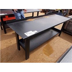 29.5" X 90" HEAVY DUTY WORK BENCH WITH SHELF