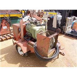 SHUGART HYD PUMP, - GAS ENGINE, MTD ON S/A TRAILER