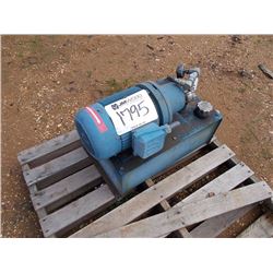 HYDRAULIC TANK W/ELECTRIC PUMP