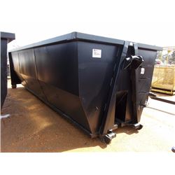 30 CU YD, TUB STYLE, ROLL OFF CONTAINER, FOR HOOK & CABLE LIFT TRUCKS
