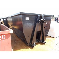 30 CU YD, TUB STYLE, ROLL OFF CONTAINER, FOR HOOK & CABLE LIFT TRUCKS