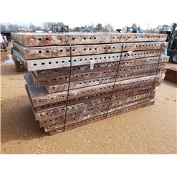 (12) 4'X8' METAL CONCRETE FORMS