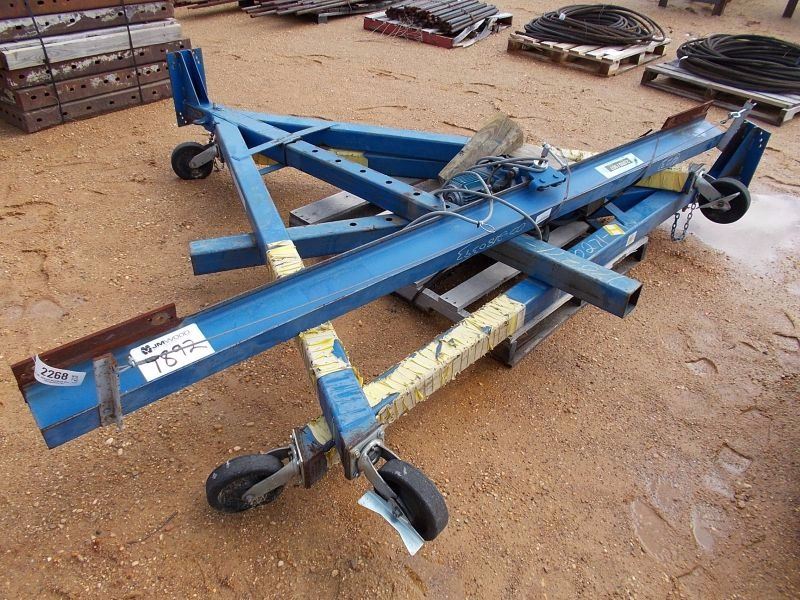 ROLL AROUND AFRAME, 2,000 CHAIN HOIST, ELECTRIC DOLLY