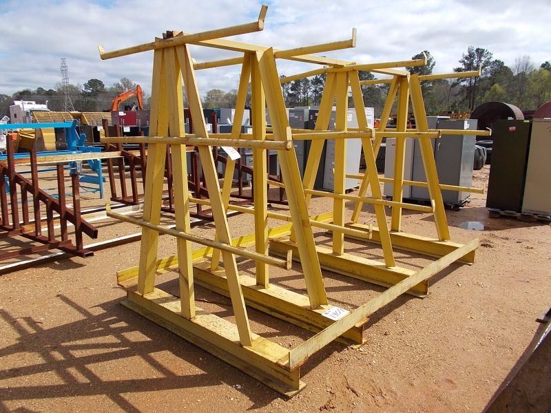 METAL A-FRAME STORAGE RACK