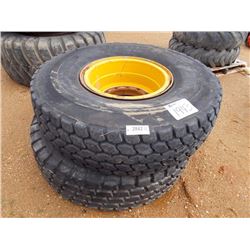 (2) 16.00R25 TIRES & RIMS