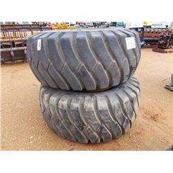 (2) 26.5-25 TIRES & RIMS