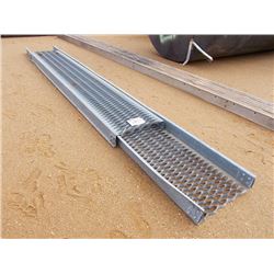 (2) SECTION 24" GALV STEEL SAT WALK