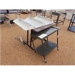 (2) TABLE & PAMPHLET HOLDER