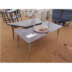 (2) TABLES & STOOL