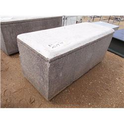 CONCRETE BARRIER, - 6' LENGTH X 31" WIDTH