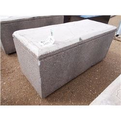 CONCRETE BARRIER, - 6' LENGTH X 31" WIDTH