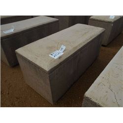 CONCRETE BARRIER, - 6' LENGTH X 31" WIDTH