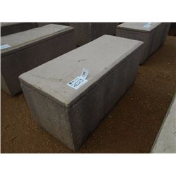 CONCRETE BARRIER, - 6' LENGTH X 31" WIDTH
