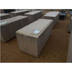 CONCRETE BARRIER, - 6' LENGTH X 31" WIDTH