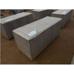 CONCRETE BARRIER, - 6' LENGHT X 31" WIDTH