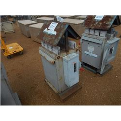 FEDERAL PACIFIC TRANSFORMER, - W/POWER DISTRIBUTION, 120/480 VOLTS