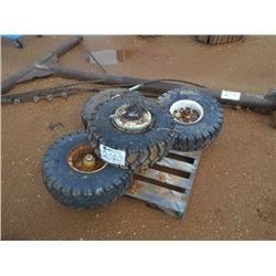 (4) 7.50-10 TIRES & RIMS