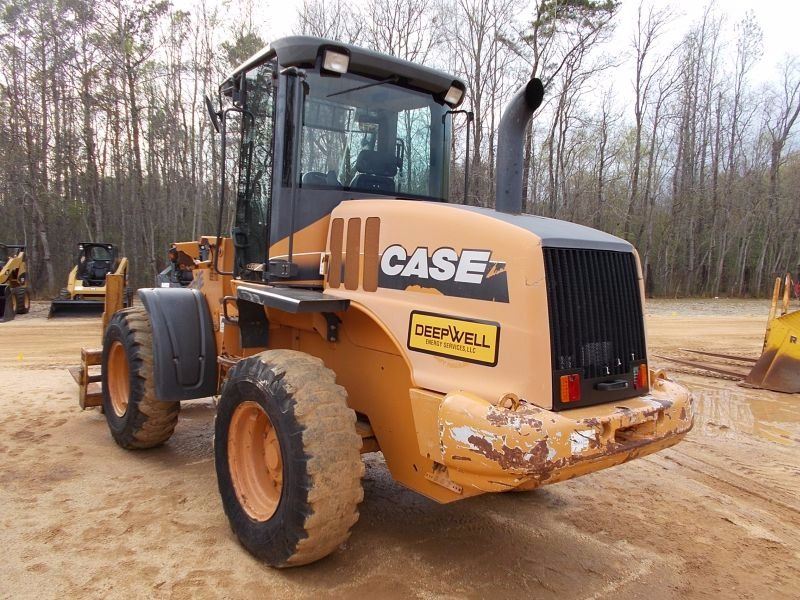2008 CASE 521E WHEEL LOADER, VIN/SNJEE223412 FORKS, ECAB W/AIR, 17.5
