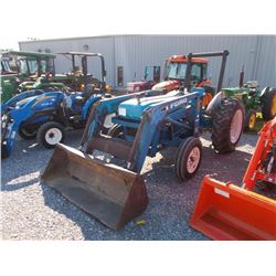 FORD 2810 FARM TRACTOR, VIN/SN:C76477 - PTOP, 3 PTH, ROLL BAR, 7209 FRONT LOADER BUCKET, 13.6-28 TIR