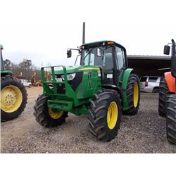 2014 JOHN DEERE 6115M FARM TRACTOR, VIN/SN:1L06115MEEH801229 - 4WD, 3PTH, PTO, 3 HYD REMOTES, ECAB W