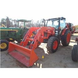 2014 KUBOTA M135GX FARM TRACTOR, VIN/SN:50355 - 3 PTH, PTO, 3 HYD REMOTES, LA225Y LOADER BUCKET, ECA