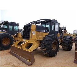 2009 CAT 535C GRAPPLE SKIDDER, VIN/SN:53500344 - DUAL ARCH, WINCH, ECAB W/AIR, 30.5L-32 TIRES, METER