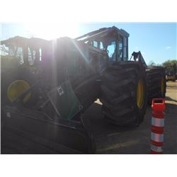 2014 JOHN DEERE 748H GRAPPLE SKIDDER, VIN/SN:658738 - DUAL ARCH, WINCH, ECAB W/AIR, SWEDA AXL. 35.5L