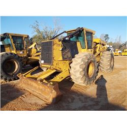 TIGERCAT 620C GRAPPLE SKIDDER, VIN/SN:6201322 - DUAL ARCH, WINCH, ECAB W/AIR, 30.5L-32 TIRES, METER 