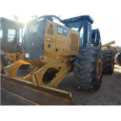 2016 CAT 525D GRAPPLE SKIDDER, VIN/SN:CKP00284 - DUAL ARCH, WINCH, ECAB W/AIR, 30.5L-32 TIRES, METER