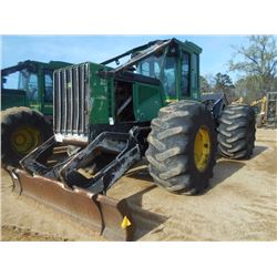 2008 JOHN DEERE 648H GRAPPLE SKIDDER, VIN/SN:614819 - SINGLE ARCH, WINCH, ECAB W/AIR, 30.5L-32 TIRES