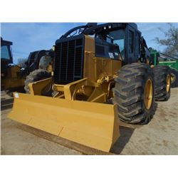 2007 CAT 525C GRAPPLE SKIDDER, VIN/SN:501515 - DUAL ARCH, WINCH, ECAB W/AIR, METER READING 30.5-32 T