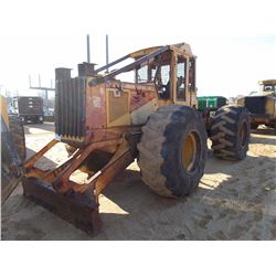 JOHN DEERE 648E SKIDDER, VIN/SN:532395 - WINCH, CANOPY, 30.5L-32 TIRES, SINGLE ARCH, GRAPPLE (LOOSE)
