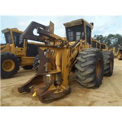 2008 TIGERCAT 724E FELLER BUNCHER, VIN/SN:1281 - SAW HEAD, ECAB W/AIR, 30.5R-32 TIRES, METER READING