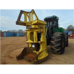 2014 JOHN DEERE 843K FELLER BUNCHER, VIN/SN:661078 - SAW HEAD, ECAB W/AIR