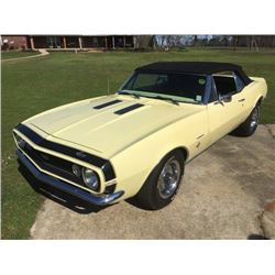 1967 CHEVROLET CAMARO, VIN/SN:123677N206557 350 TURBO FIRE, A/T, 700R RACING TRANSMISSION W/OVER DRI