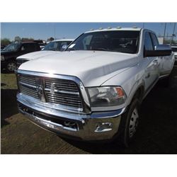 2011 DODGE RAM 3500HD DUALLY, VIN/SN:3D73Y4CL1BG588112 - 4X4, CREW CAB, CUMMINS TURBO DIESEL, A/T, O