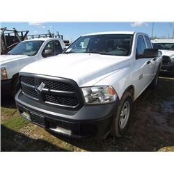 2015 DODGE RAM 1500 PICKUP, VIN/SN:1C6RR6FG5GS578538 - V8 GAS ENGINE, A/T, EXTENDED CAB, ODOMETER RE