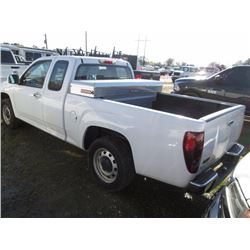 2011 GMC CANYON PICKUP, VIN/SN:1GTES1F97B8131042 - GAS ENGINE, A/T, EXTENDED CAB, ODOMETER READING 1