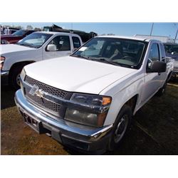 2008 CHEVROLET COLORADO PICKUP, VIN/SN:1GCCS199988130600 - GAS ENGINE, A/T, EXTENDED CAB, TOOLBOX, O